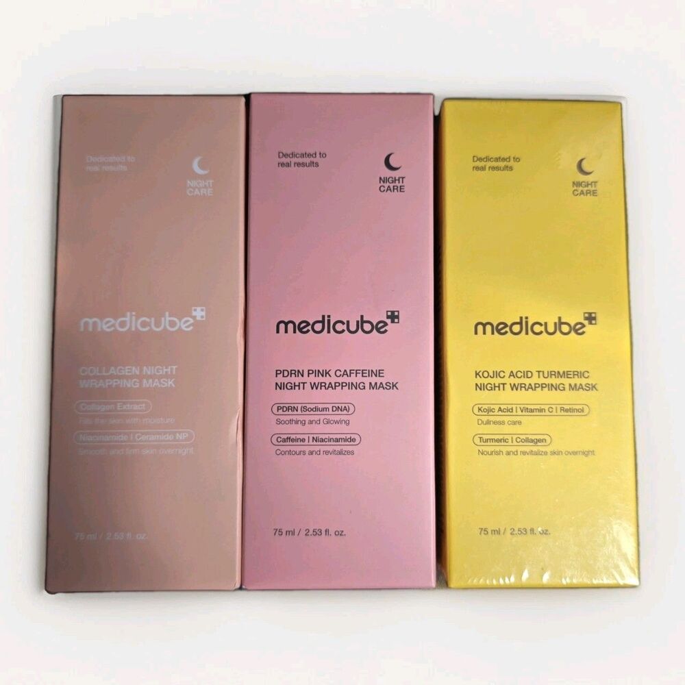 New Medicube Night Care Wrapping Mask Lot (Set of 3)